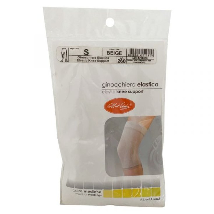 Ginocchiera Cotone 260 Beige S Albert Andr&eacute; 1 Pezzo