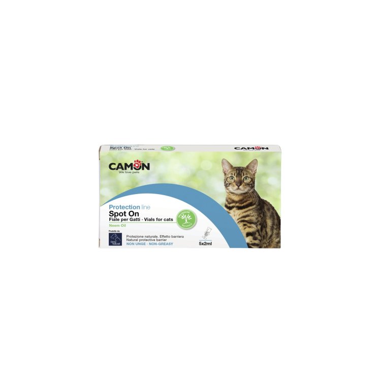 Fiale Spot-On per Gatti all&rsquo;Olio di Neem - 2ML