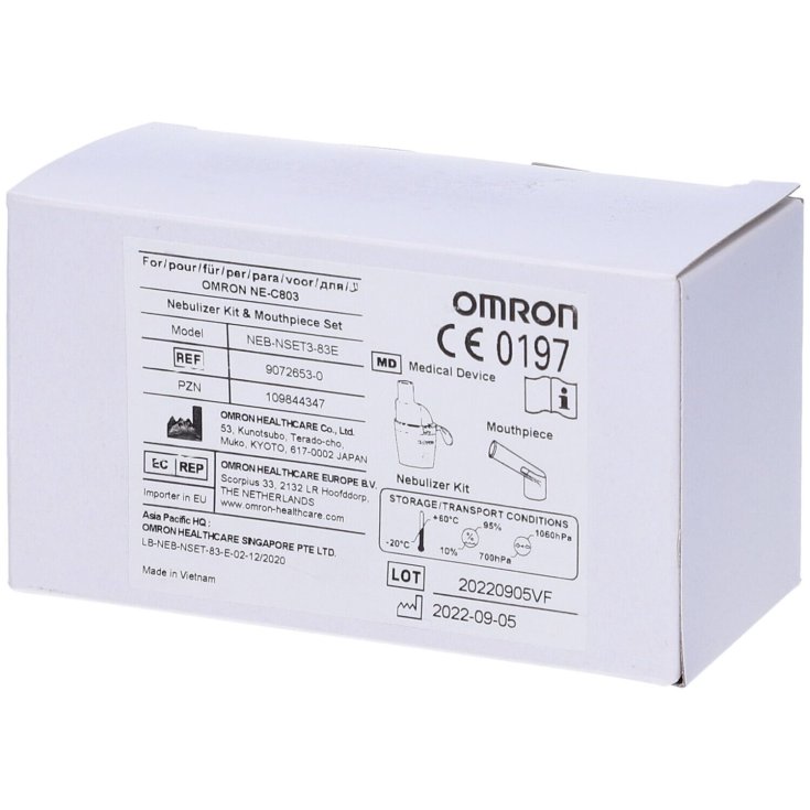 Corman Kit Nebulizzatore Omron Comp Air C803 Ampolla E Boccaglio Corman Kit Nebulizzatore Omron Comp Air C803 Ampolla E Boccaglio