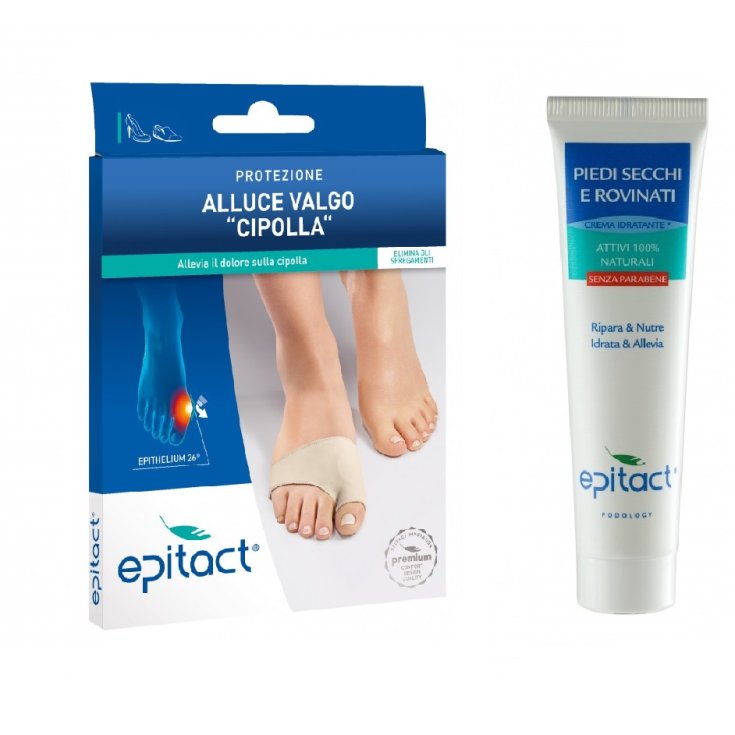 Protezione Alluce Valgo Tg.L + Crema Piedi Epitact Promo