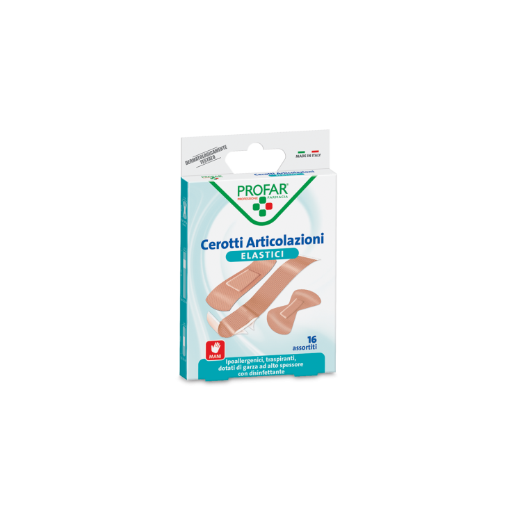 Cerotti Articolazioni&nbsp;Elastici PROFAR&reg; 16 Pezzi
