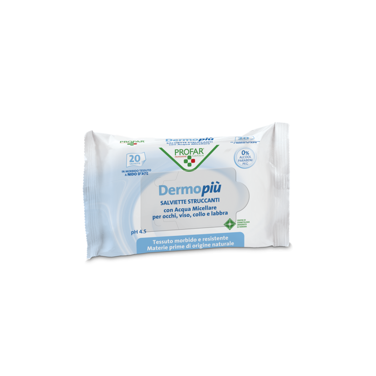 Dermo Pi&ugrave; Salviette Struccanti PROFAR&reg; 20 Pezzi