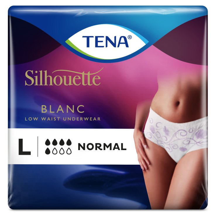 Tena Silhouette Blanc Taglia L 5 Pezzi