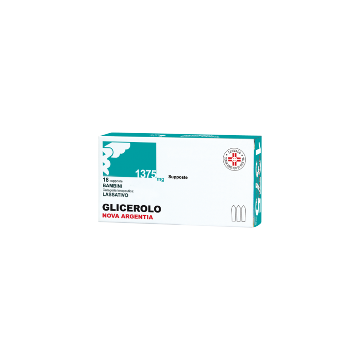 Glicerolo Nova Argentia 1375mg Bambini 18 Supposte