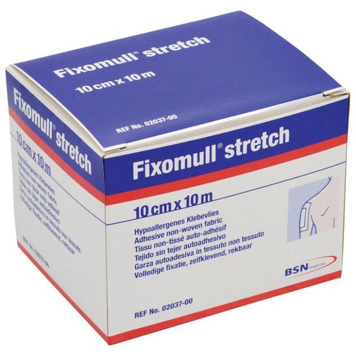 Fixomull Stretch Garza Autoadesiva 10x10cm