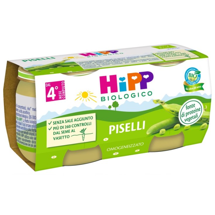 Piselli HiPP Biologico 2x80g