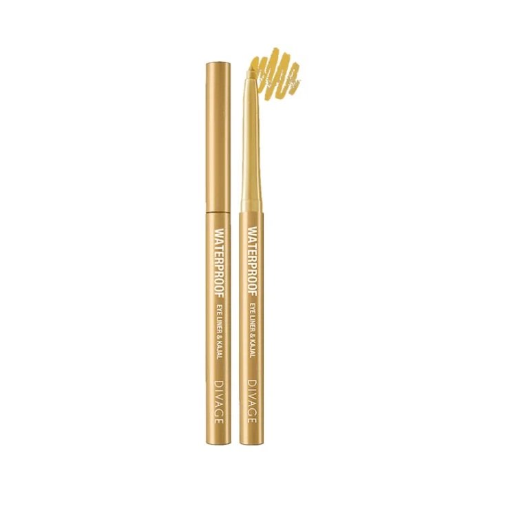 Eyeliner & Kajal&nbsp;Waterproof 07 Gold Divage
