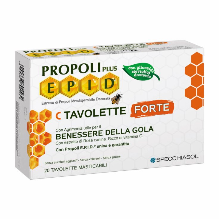 C Propoli Forte E.P.I.D.&reg; Specchiasol 20 Tavolette Masticabili