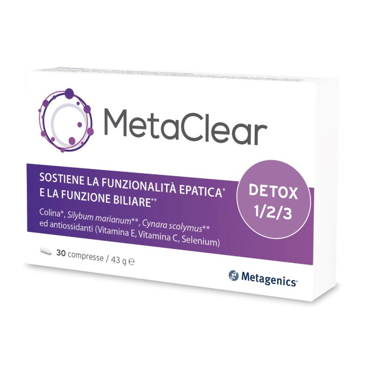MetaClear Metagenics&reg;&nbsp;30 Compresse