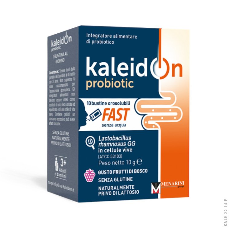 KaleidOn Fast Frutti Di Bosco Menarini 10 Bustine