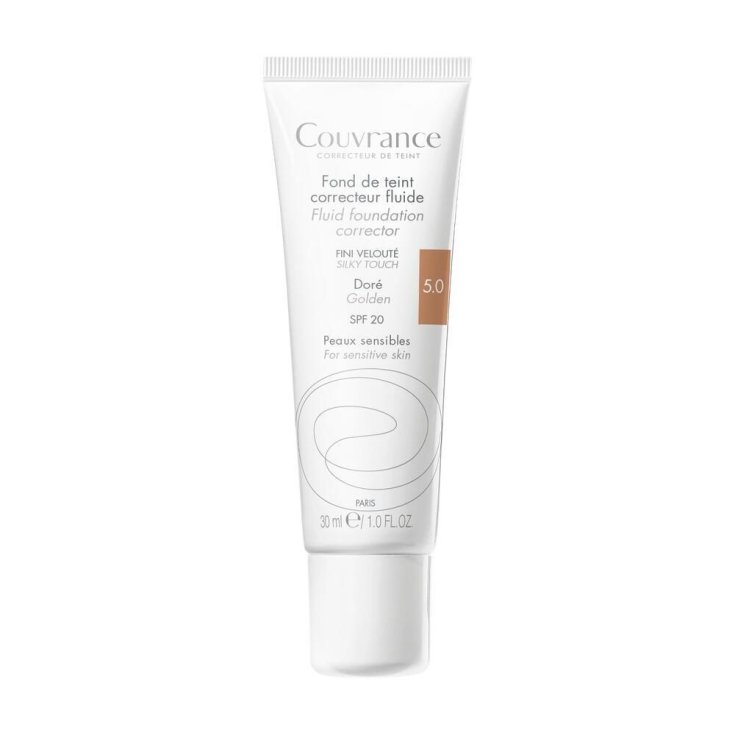 Av&egrave;ne Couvrance Fondotinta Correttore Fluido Dorato 30ml