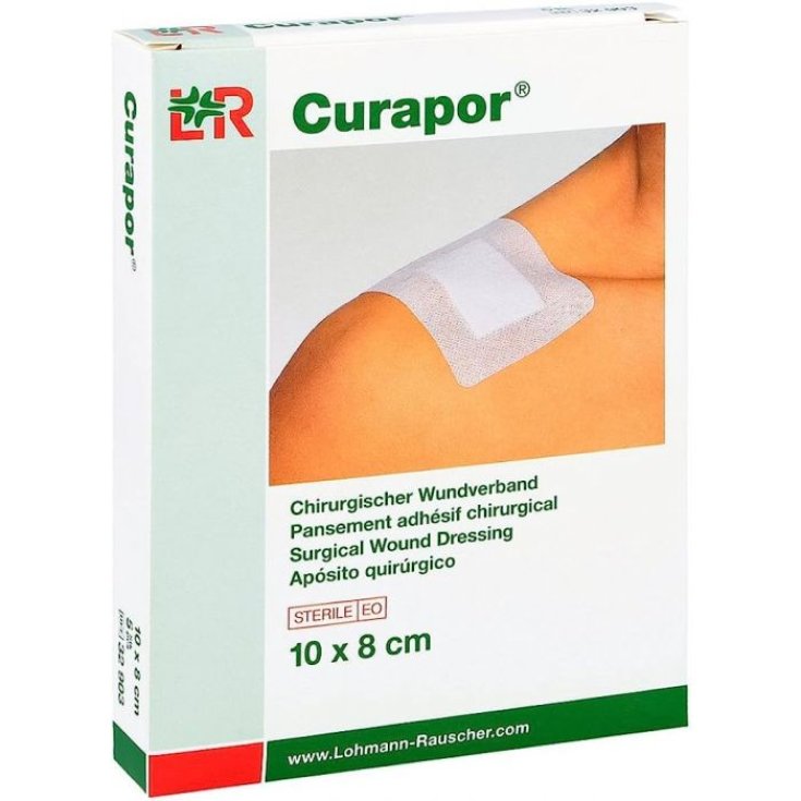 Curapor&reg; 10x8cm Medicazione Chirurgica 5 Pezzi