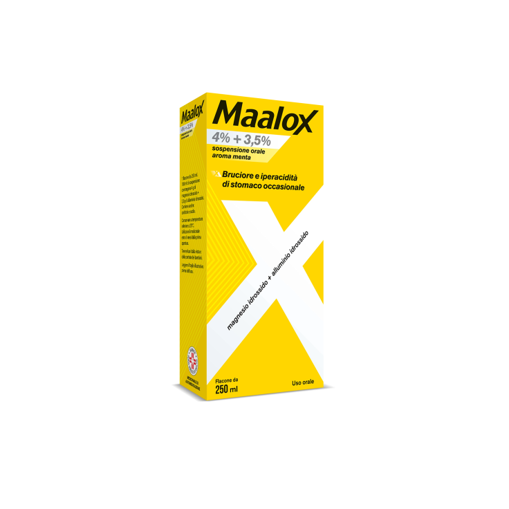 Maalox 4% + 3,5% Sospensione Orale Aroma Menta SANOFI 250ml