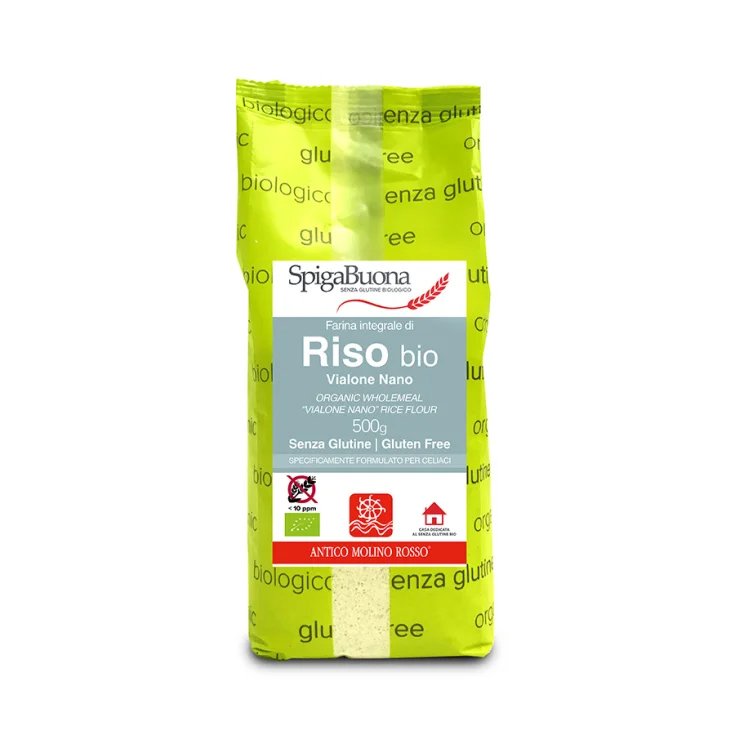 SpigaBuona&reg; Farina Integrale Di Riso Vialone Nano Bio Senza Glutine Antico Molino Rosso&reg; 500g