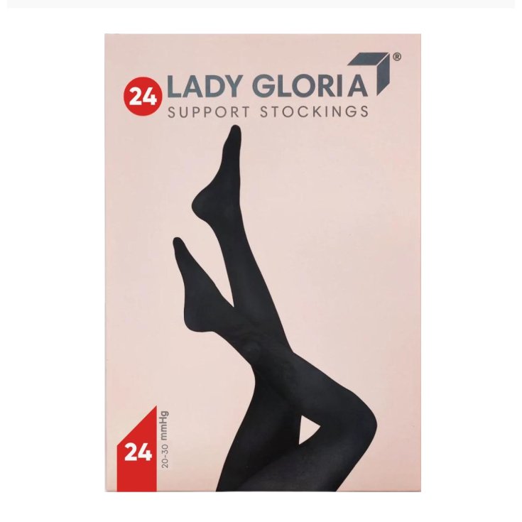 LadyGloria 24 Autoreggente Punta Aperta Daino 2 GloriaMed&reg;