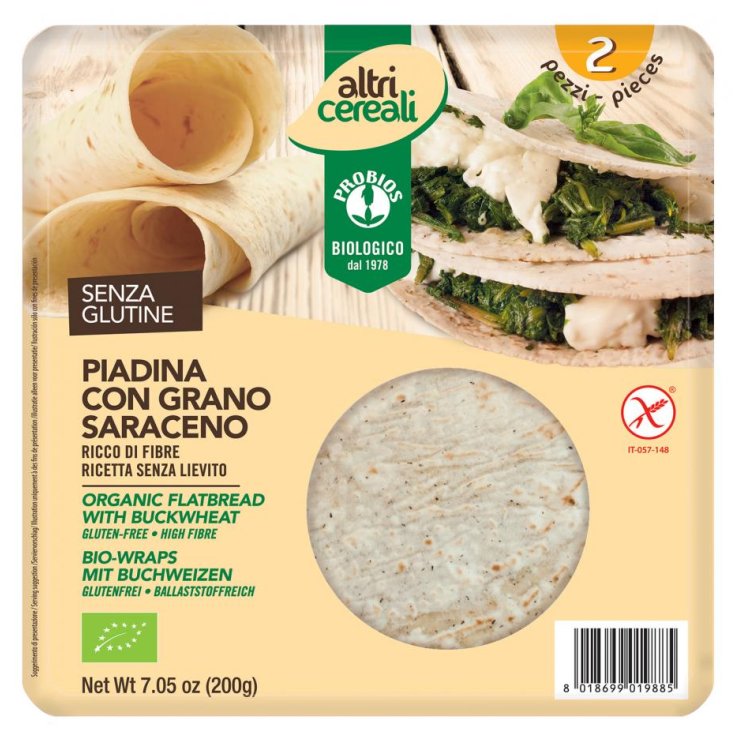 Piadina al Grano Saraceno Altri Cereali 200g