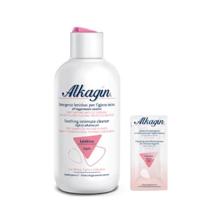 Alkagin&reg; Detergente Ph 7 Lenitivo 250ml + 5 Salviette
