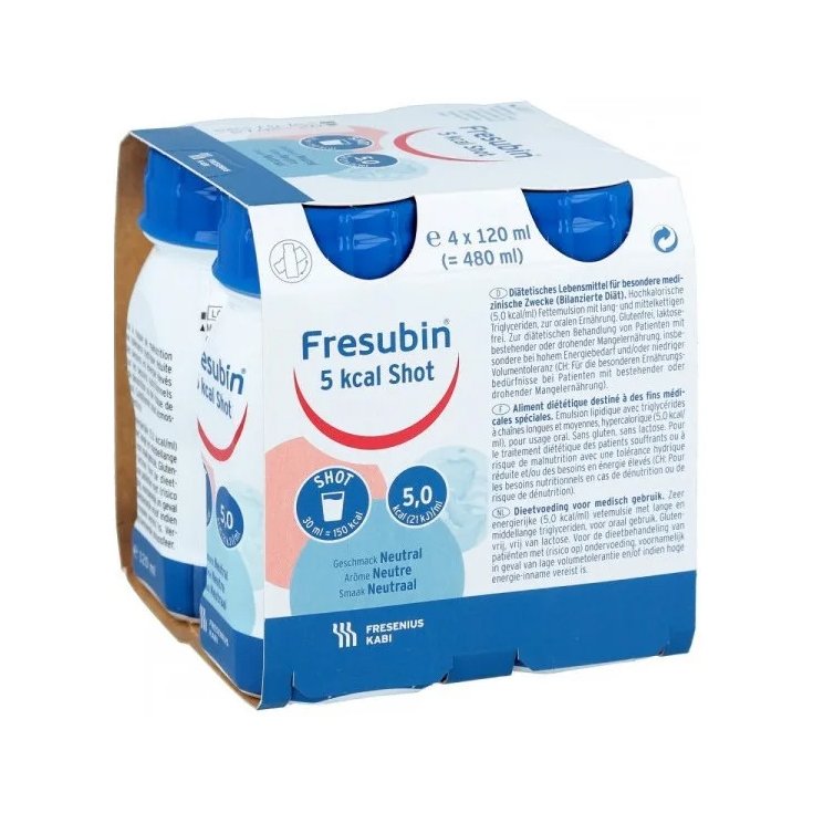 Fresubin&reg; 5kcal Shot Neutro Fresenius Kabi 4x120ml