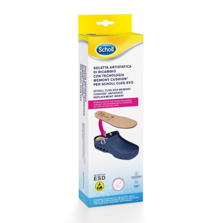 Soletta Antistatica Di Ricambio Misura 40-41 Scholl 1 Paio