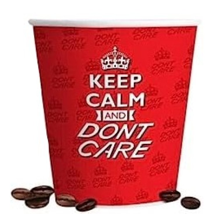 Bicchierini Caffe Keep Calm Arancione Playfood 48 Pezzi