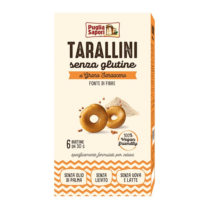 Tarallini di&nbsp;Grano Saraceno&nbsp;Puglia Sapori 6x30g