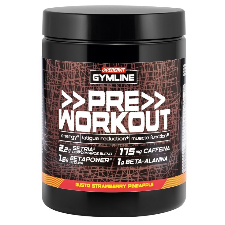 Gymline Pre-Workout Strawberry-Pineapple Enervit 313g Gymline Pre-Workout Strawberry-Pineapple Enervit 313g