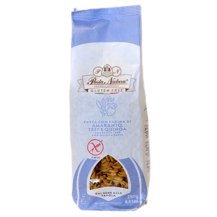 Fusilli Pasta Amaranto Teff E Quinoa Bio Senza Glutine Pasta Natura&reg; 250g