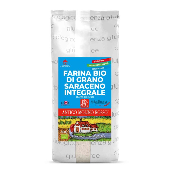 SpigaBuona&reg; Farina Integrale Di Grano Saraceno Bio Senza Glutine Antico Molino Rosso&reg; 500g