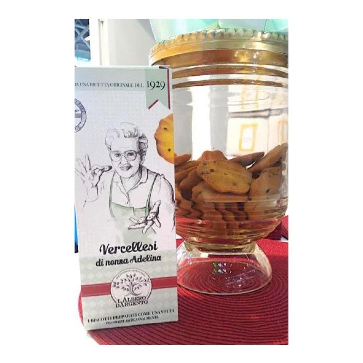 Biscotti Vercellesi Di Nonna Adelina L&rsquo;Albero D&rsquo;argento 225g
