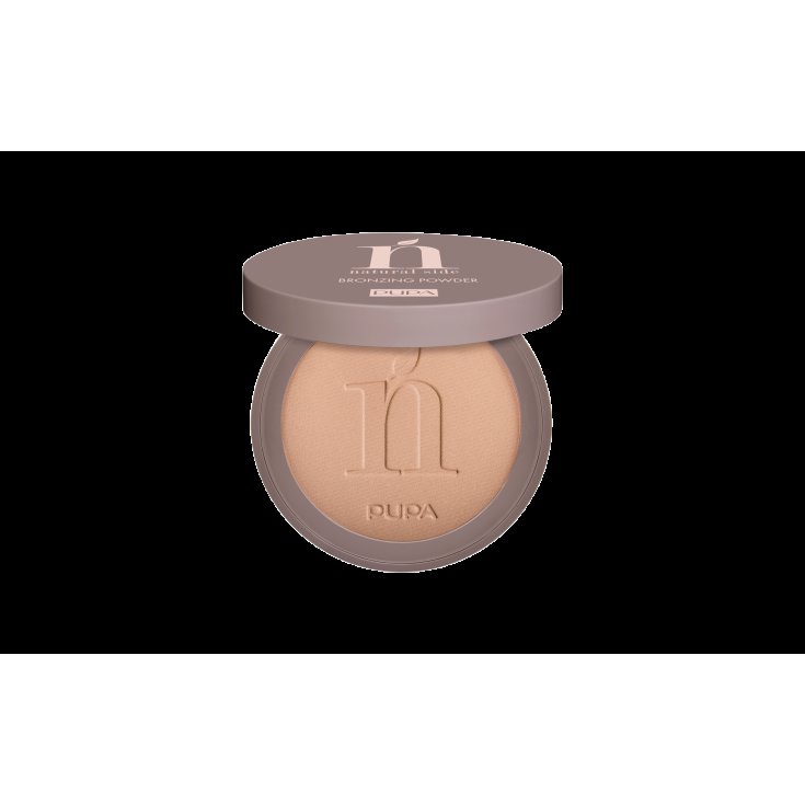 Bronzing Powder 001 Light Bronze Natural Side Pupa