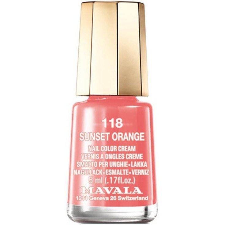 Smalto 118 Sunset Orange Mavala 5ml