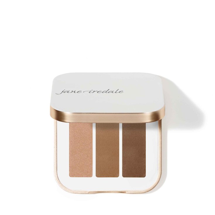 PurePressed&reg; Eye Shadow Triple Cognac Jane Iredale 1 Pezzo
