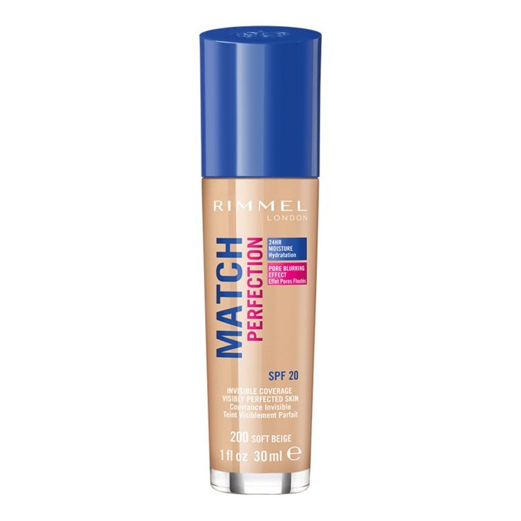 Match Perfection 200 Soft Beige Rimmel 30ml
