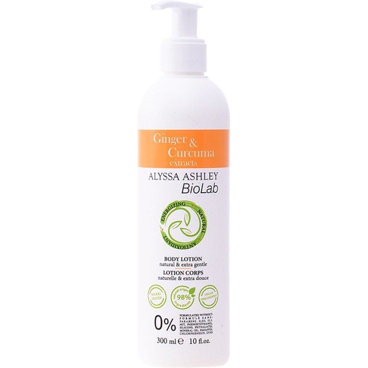 Lozione Corpo Ginger & Curcuma Alyssa Ashley BioLab 300ml