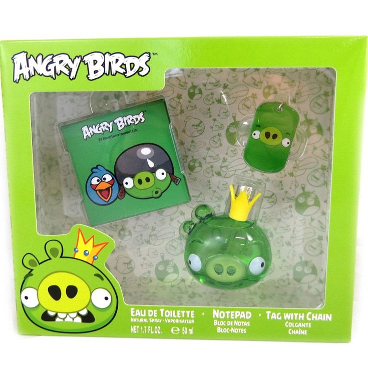 Angry Birds&trade; Pig Eau De Toilette Spray 50ml Set 3 Parti