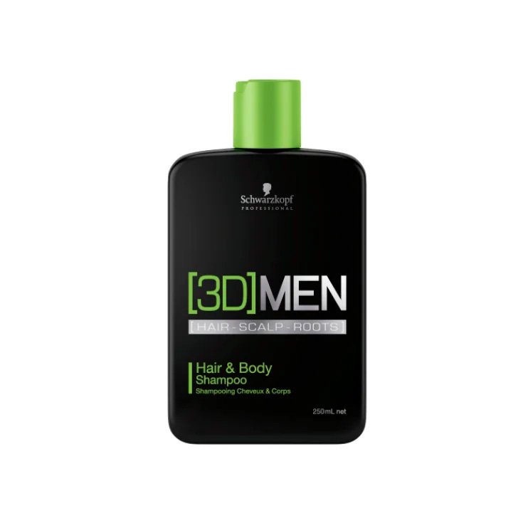 3D Men Hair & Body Shampoo Schwarzkopf 250ml