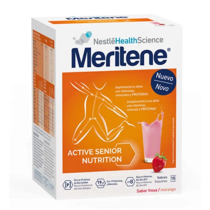 Active Senior Nutrition Frullato Gusto Fragola Meritene&reg; 15 Buste