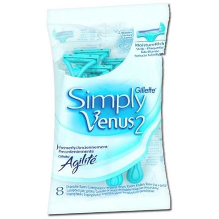 Simply Venus 2 Rasoio Gillette 8 Pezzi