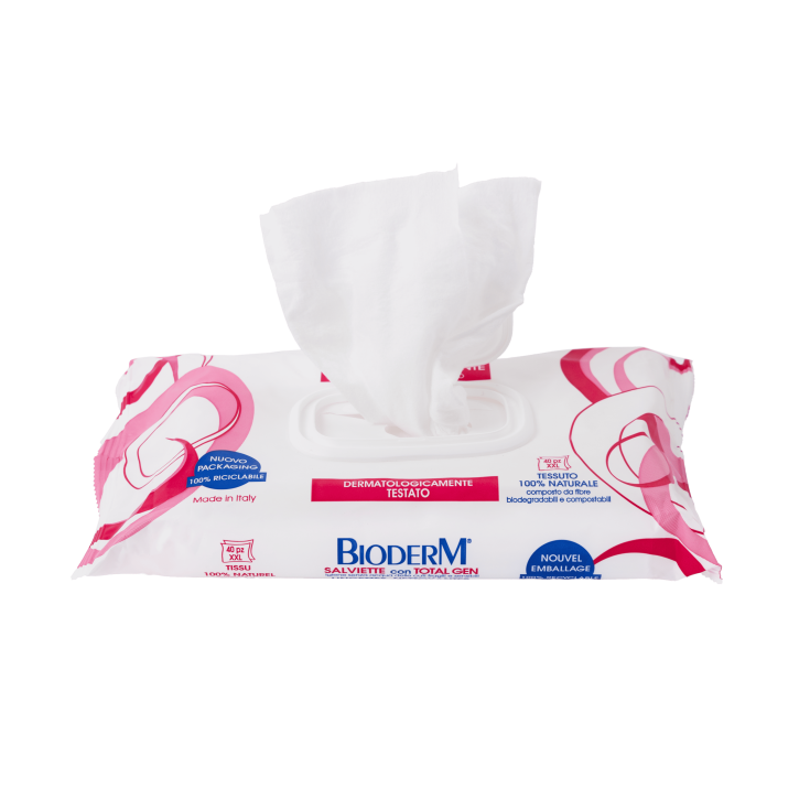 Bioderm Salviette Total Gen 40 Pezzi