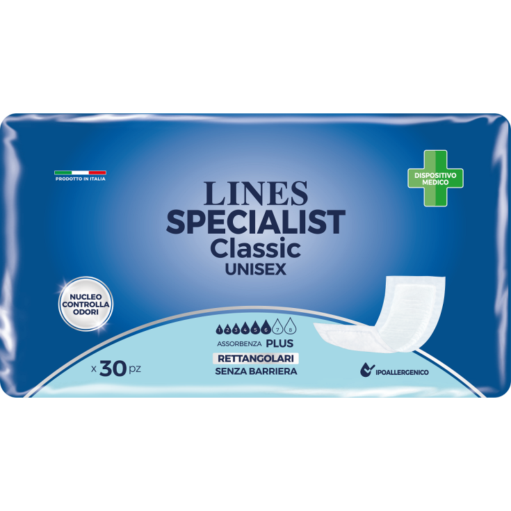 Lines Specialist Classic Rettangoare PLUS Senza Barriera 30 Pezzi