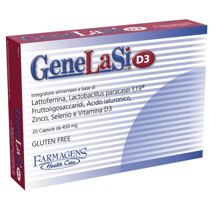 Farmagens Genelasi D3 Integratore Alimentare 20 Capsule 450mg