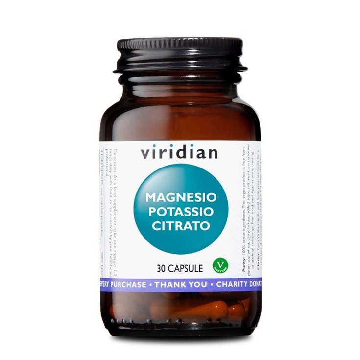 Magnesio Potassio Citrato Viridian 30 Capsule Magnesio Potassio Citrato Viridian 30 Capsule