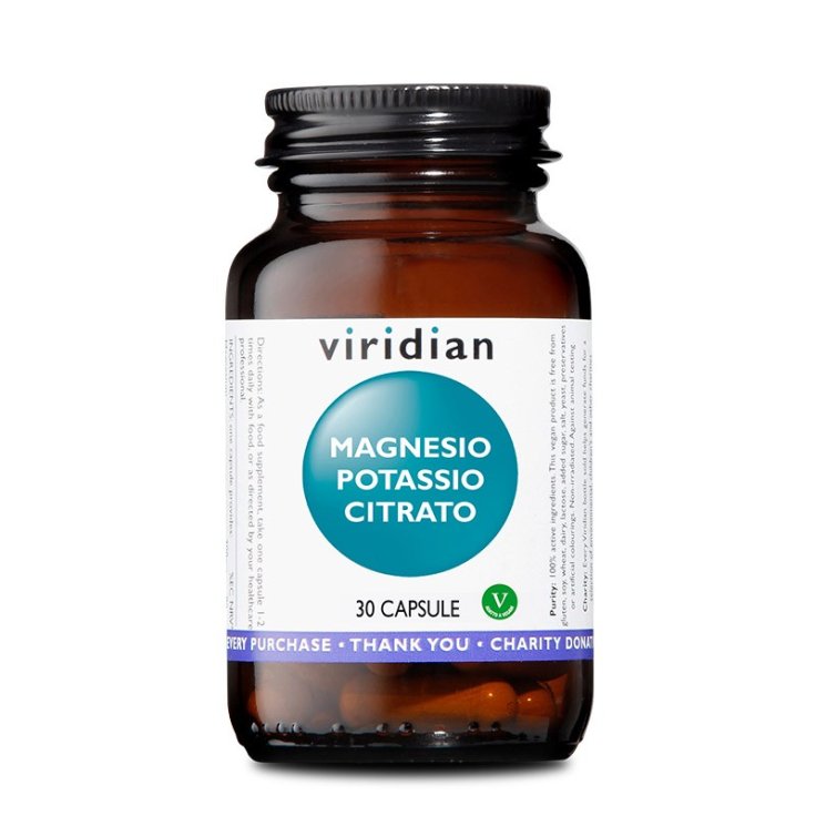 Magnesio Potassio Citrato Viridian 30 Capsule