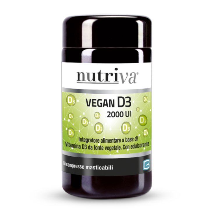 Nutriva&reg; Vegan D3 2000 UI 60 Compresse