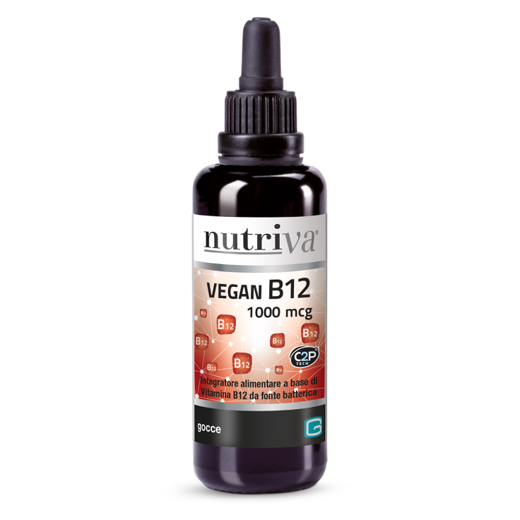 Nutriva&reg; Vegan B12 1000mcg Gocce 30ml