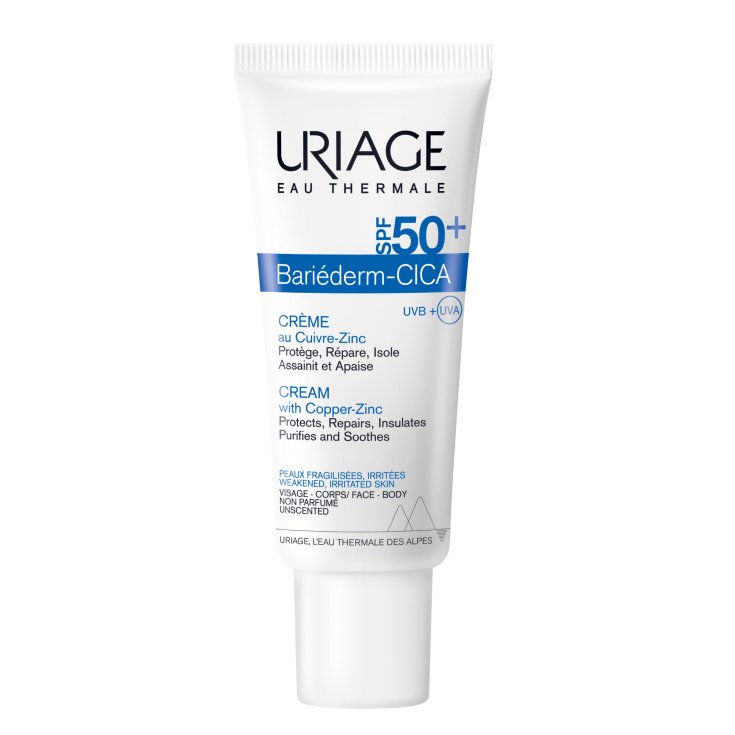 Bari&eacute;derm Cica-Crema Spf50+ Con Cu-Zn Uriage 40ml