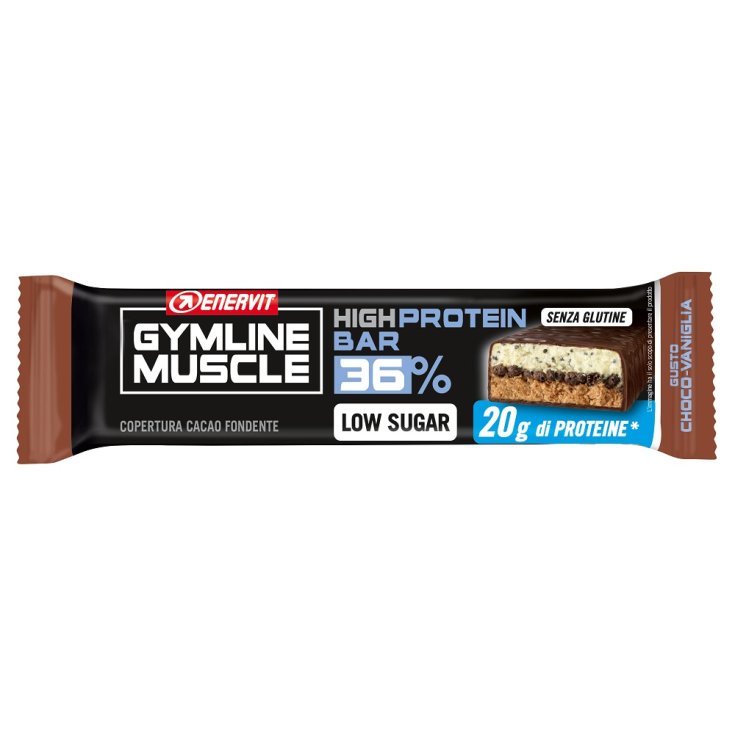 GymLine Muscle High Protein Bar 36% Choco-Vaniglia Enervit 55g