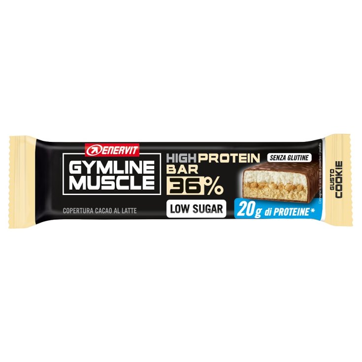 GymLine Muscle High Protein Bar 36% Cookie Enervit 55g