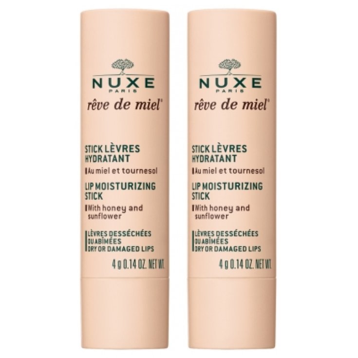 Duo Stick Labbra Idratante Al Miele R&ecirc;ve De Miel&reg; Nuxe 2x4g