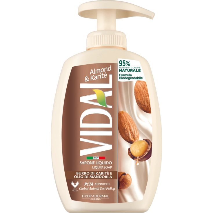 Sapone Liquido Mandorla e Karit&egrave; Vidal 300ml